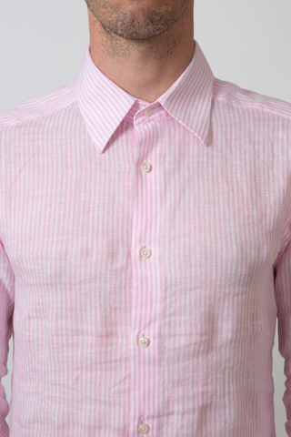 The Linen in Pink Stripe