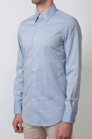 The Poplin in Blue Pinpoint