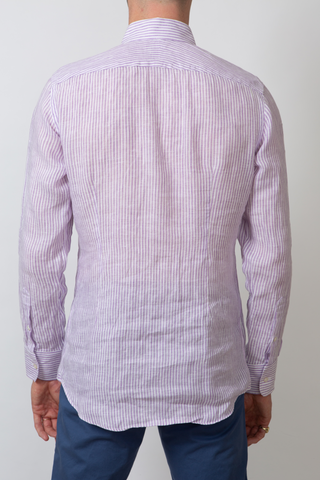 The Linen in Purple Stripe