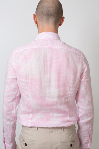 The Linen in Pink Stripe