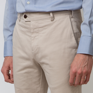 The Medium Weight Chino in Stone  Decent Apparel   