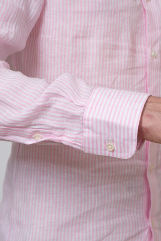 The Linen in Pink Stripe