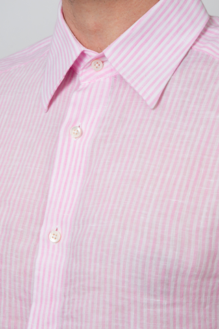 The Linen in Pink Stripe