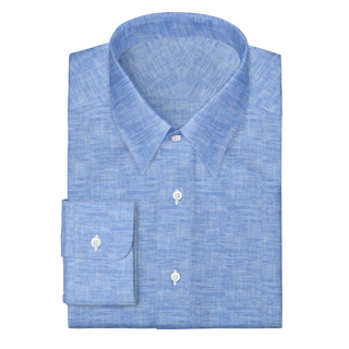 The Linen  Decent Apparel Carolina Blue Forward Point Wide Barrel