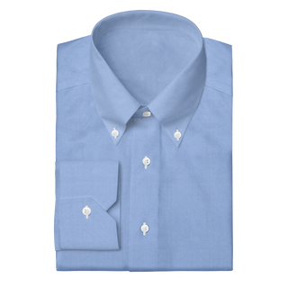 The Oxford  Decent Apparel Light Blue Button Down Mitered