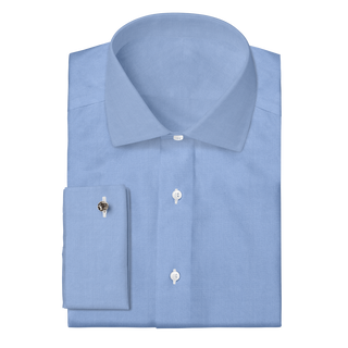 The Oxford  Decent Apparel Light Blue Classic Spread Classic French
