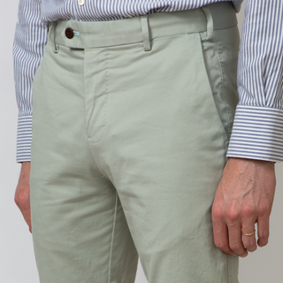The Medium Weight Chino in Pale Green  Decent Apparel   