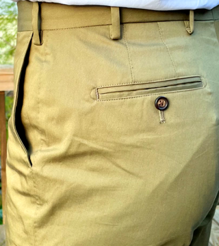 Chino sage green pants