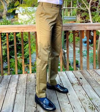 Chino sage green pants 4