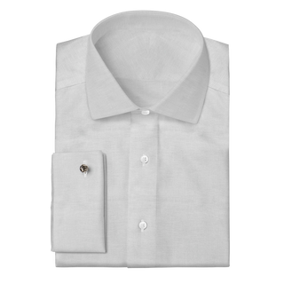 The Linen  Decent Apparel White Classic Spread Classic French