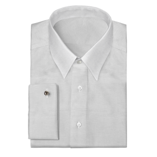 The Linen  Decent Apparel White Forward Point Classic French