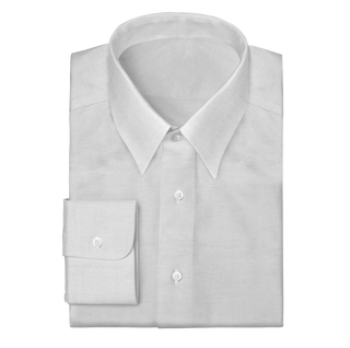 The Linen  Decent Apparel White Forward Point Wide Barrel