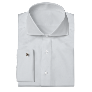 The Oxford  Decent Apparel White Cutaway Classic French
