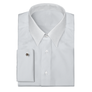 The Oxford  Decent Apparel White Forward Point Classic French