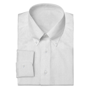 The Knit Dress Shirt  Decent Apparel White Pique Button Down Barrel