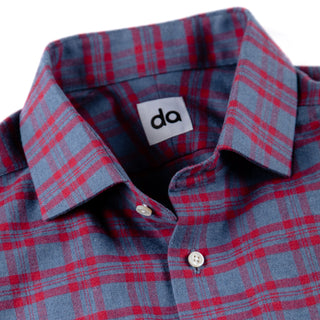 The Plaid Flannel in Blue & Red
