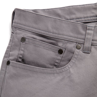 The Medium Weight 5-Pocket in Light Grey  Decent Apparel Light Grey  