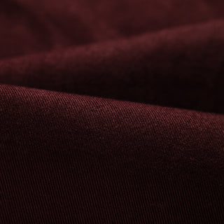 The Brushed Cotton 5-Pocket in Burgundy