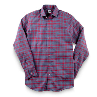 The Plaid Flannel in Blue & Red