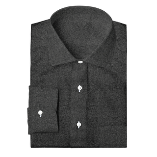 The Brushed Flannel in Charcoal  Decent Apparel   