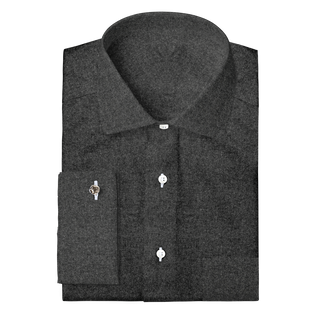 The Brushed Flannel in Charcoal  Decent Apparel   