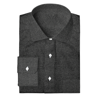 The Brushed Flannel in Charcoal  Decent Apparel   