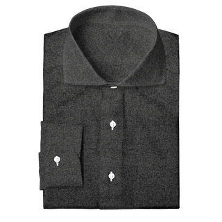 The Brushed Flannel in Charcoal  Decent Apparel Cutaway Barrel 