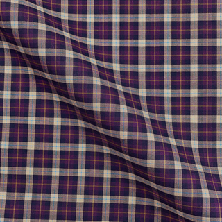 The Poplin in Deep Purple Plaid  Decent Apparel   