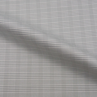 The Stretch Dress Shirt in Grey Glen Check  Decent Apparel   