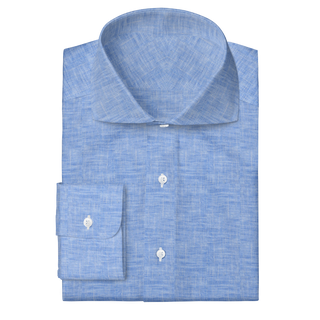 The Linen in Carolina Blue  Decent Apparel Cutaway Wide Barrel 