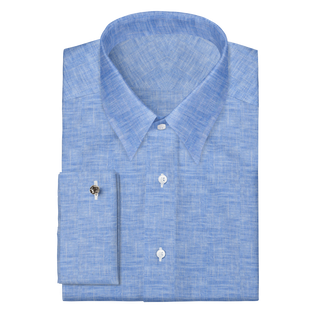 The Linen in Carolina Blue  Decent Apparel Forward Point Classic French 