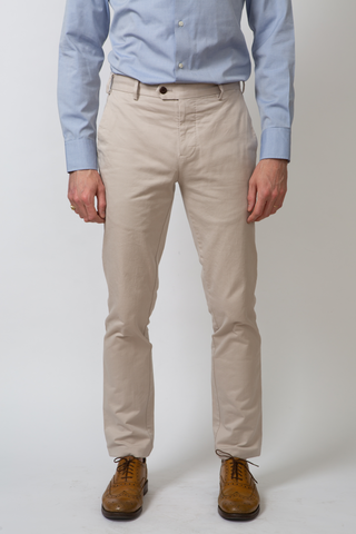 The Medium Weight Chino in Stone  Decent Apparel Stone  