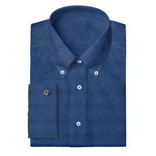 The Brushed Flannel in Navy  Decent Apparel Button Down Classic French 