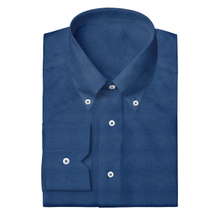 The Brushed Flannel in Navy  Decent Apparel Button Down Mitered 