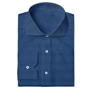 The Brushed Flannel in Navy  Decent Apparel Cutaway Mitered 