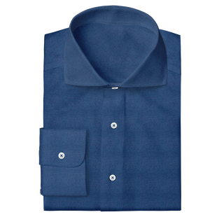 The Brushed Flannel in Navy  Decent Apparel Cutaway Wide Barrel 