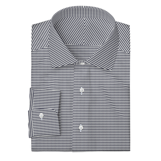 The Oxford in Navy Horizontal Stripe