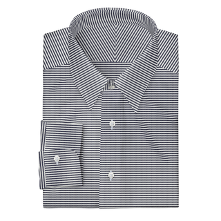 The Oxford in Navy Horizontal Stripe  Decent Apparel   