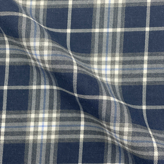 The Plaid Flannel in Navy & Grey  Decent Apparel   