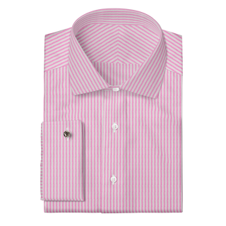 The Linen  Decent Apparel Pink Stripe Classic Spread Classic French
