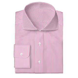 The Linen in Pink Stripe  Decent Apparel Cutaway Wide Barrel 