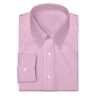 The Linen in Pink Stripe  Decent Apparel Forward Point Barrel 