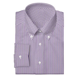 The Linen in Purple Stripe  Decent Apparel Button Down Barrel 