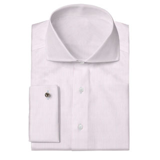 The Poplin in Pink Stripe  Decent Apparel Cutaway Classic French 
