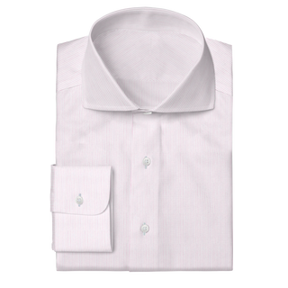 The Poplin in Pink Stripe  Decent Apparel Cutaway Wide Barrel 