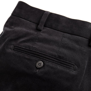 The Brushed Cotton Chino in Black  Decent Apparel   