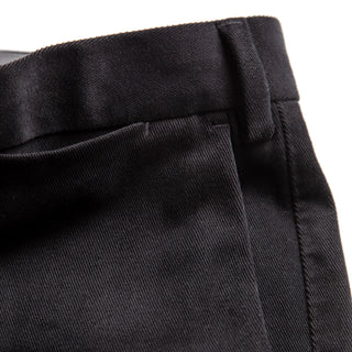 The Brushed Cotton Chino in Black  Decent Apparel   